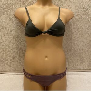 Dippin' Daisy's Olive Green and Dusty Plum Bikini